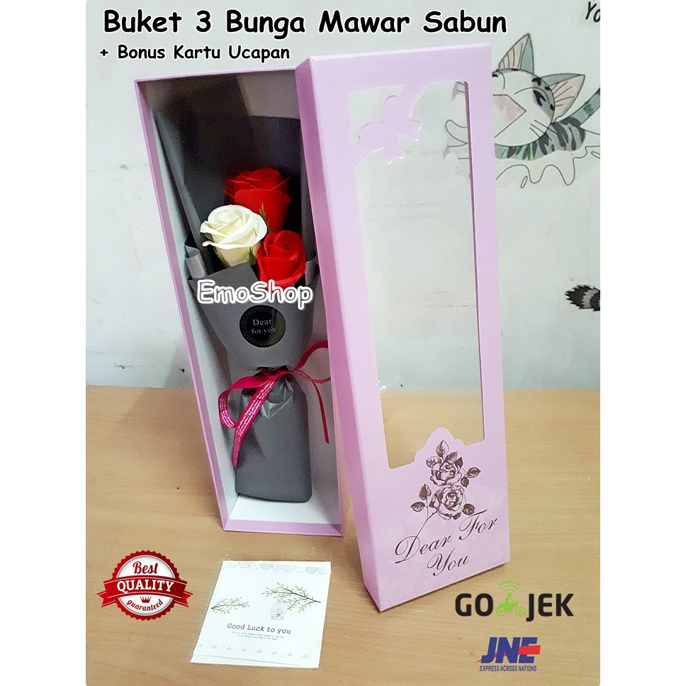 Buket 18 Bunga Mawar Sabun Kado Ultah PacarAnniversary Import Unik