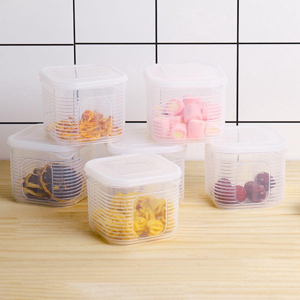 Nickolas1 Freezer Fresh Box Reusable Removable Fridge Organizer Dengan Tutup Tempat Makanan