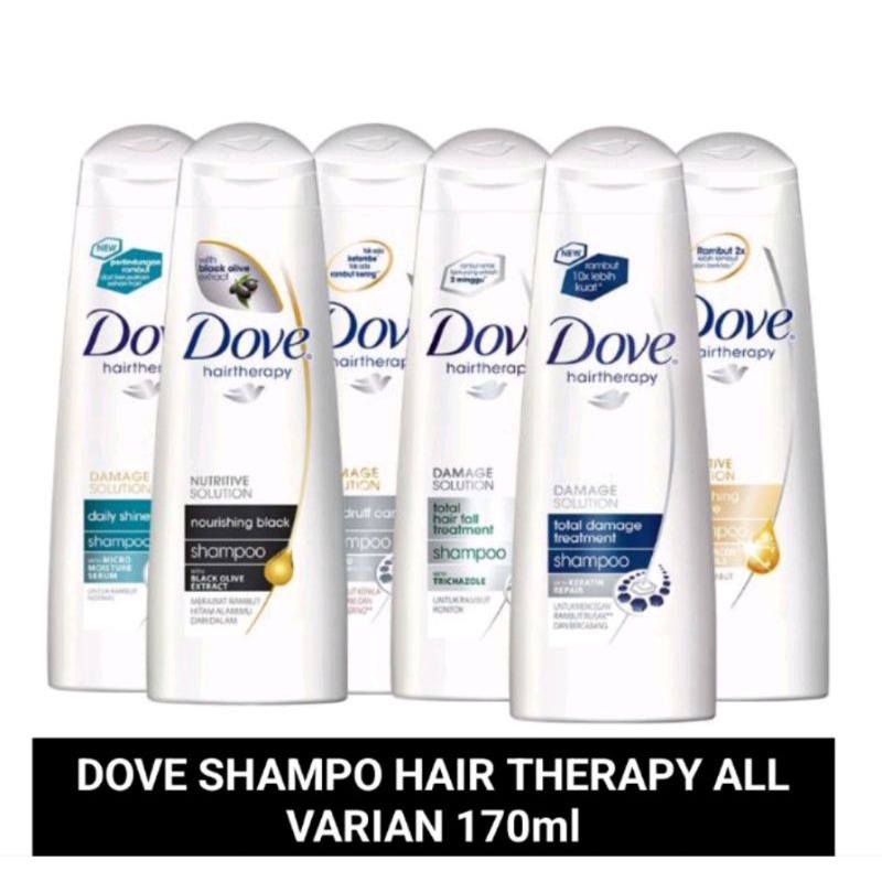 Dove Shampo Nourishing black NUTRIVE Solution 170ml