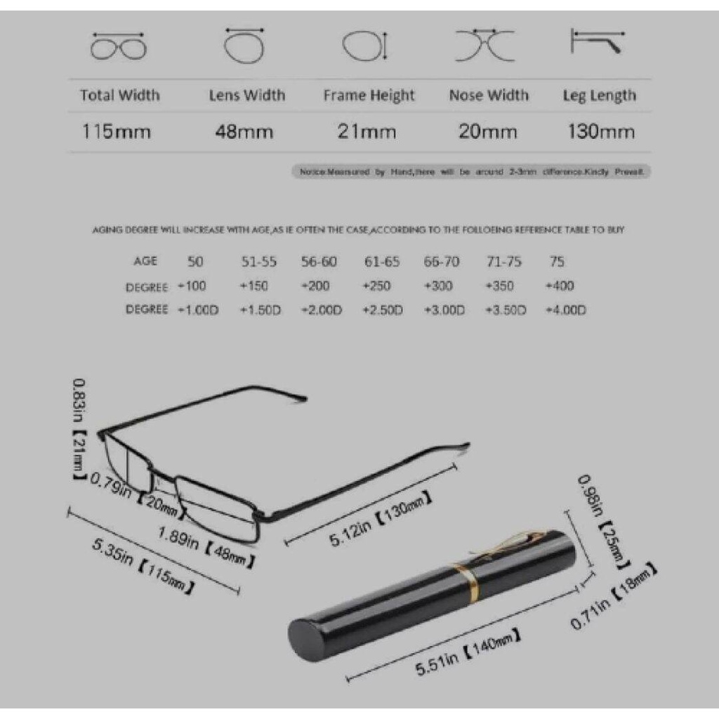 PROMO,,,, Kacamata Baca Model Pulpen frame Besi Kaca mata Pria Wanita Unisex - ATM9001Kacamata Baca Pria Kacamata Baca Wanita - Unisex.