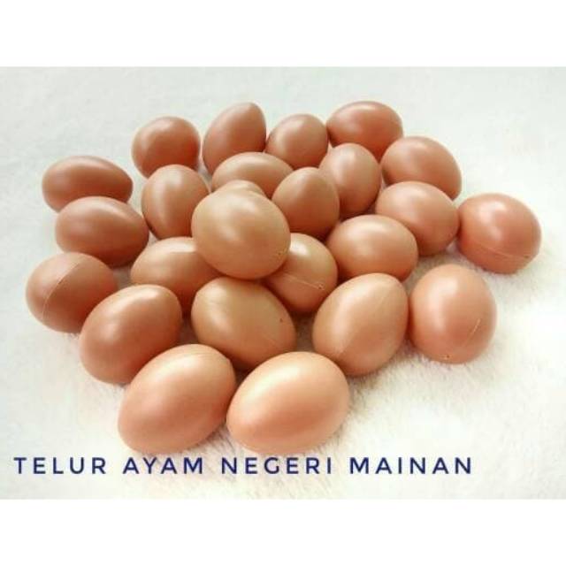 Mainan Telor Ayam - Telur Ayam Mainan - Telor Ayam Mainan Plastik