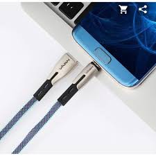 kabel data Vivan micro BTK-M 2.4A 1M for Android blue+white