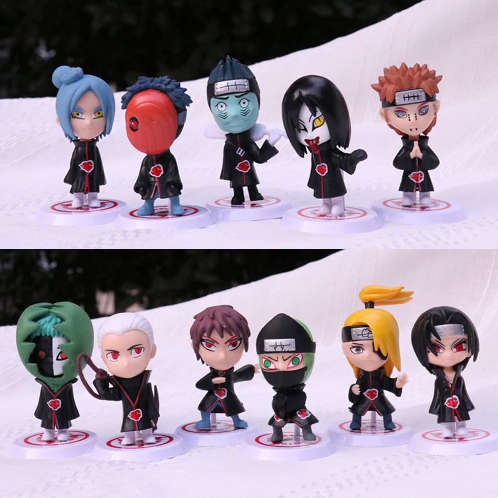 Lanfy Naruto Figure Orochimaru Sasori Uchiha Itachi Action Akatsuki Madara Mainan Figure Anime