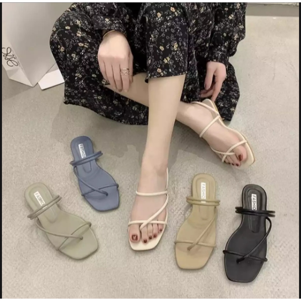 Nusantara_Aksesoris-Sandal teplek wanita Emily Shoes