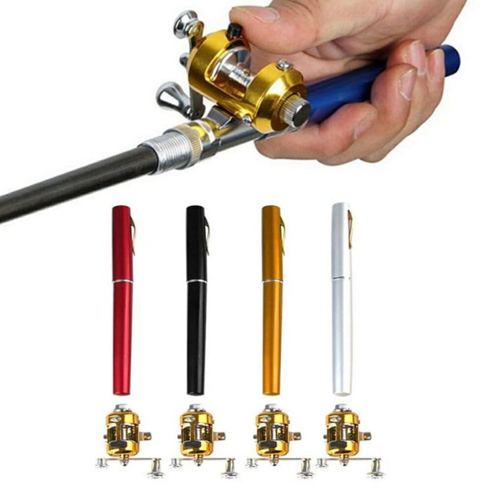 

Pancingan Pena Mini / Portable Mini Pen Fishing Rod / Joran Pulpen