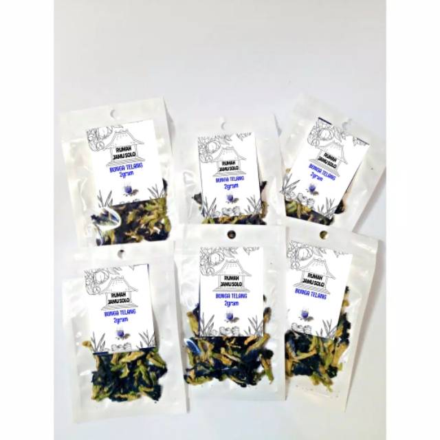 

Teh Bunga Telang 2gr / Butterfly Pea Flower Tea / Teh Herbal Alami