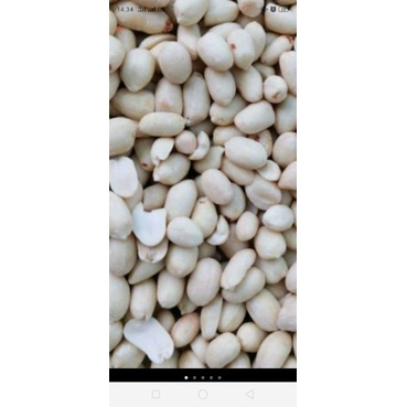 

kacang tanah kupas 500 gr dan 1 kg