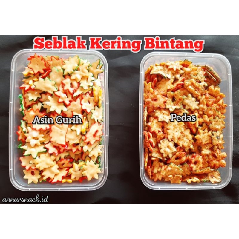 {PROMO COD} Seblak Kering Kerupuk Seblak Bantet Bintang Box 500ml 150gr