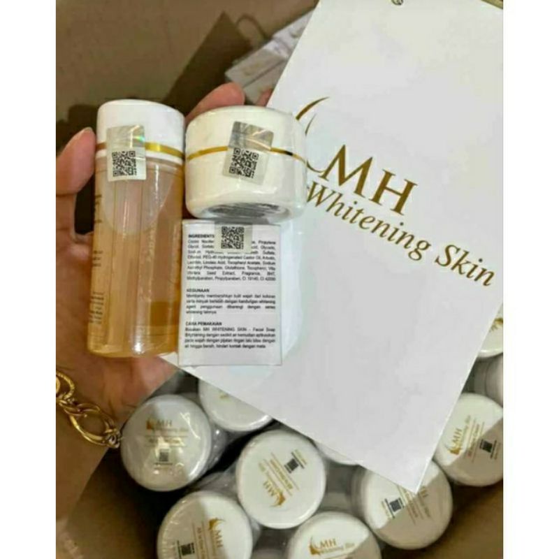 MH WHATENING SKIN kemasan baru berhologram