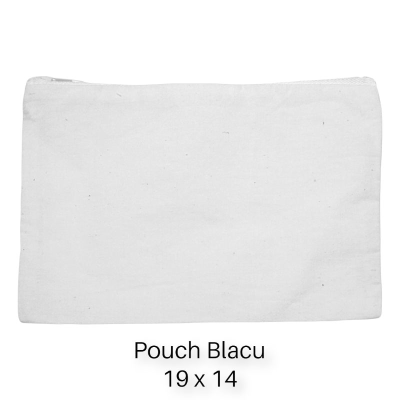 POUCH BLACU POLOS Uk. 19x14 / BELACU POLOS DOMPET