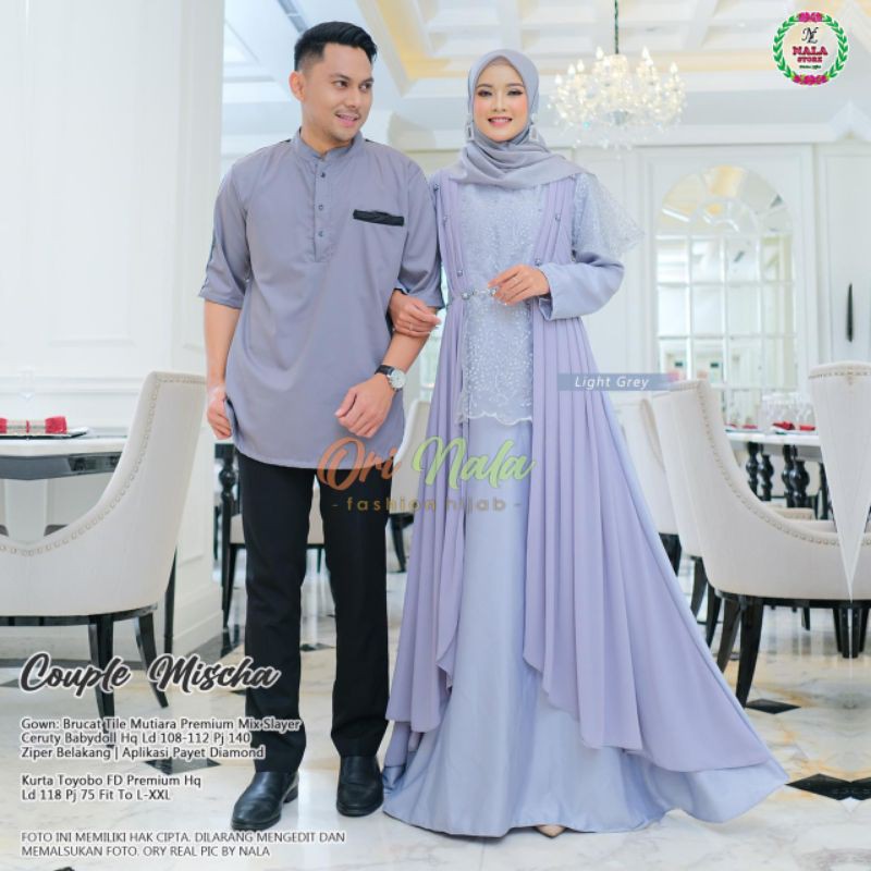 gamis couple/couple gamisan koko terlaris
