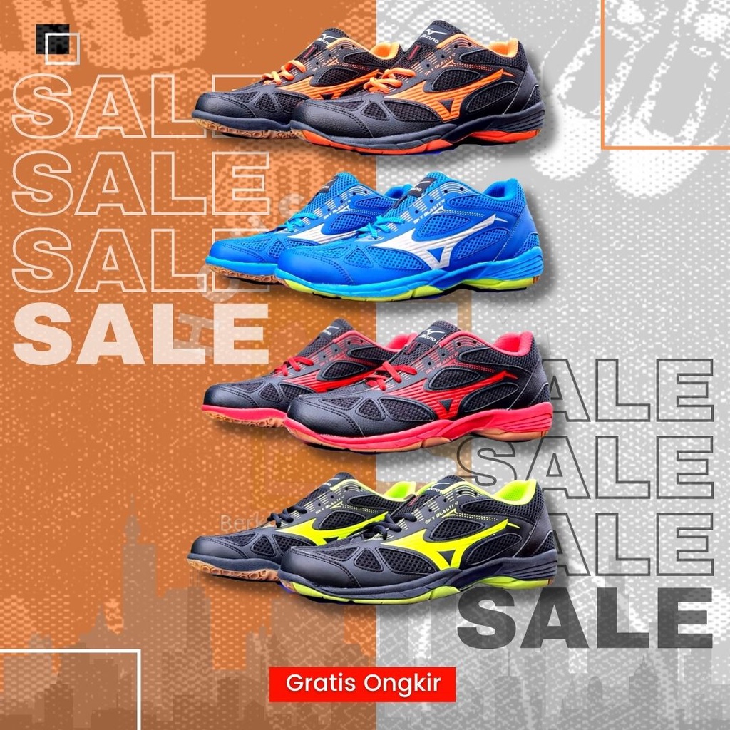 Sepatu Badminton Mizuno Sky Blaster Premium Import / sepatu bulu tangkis