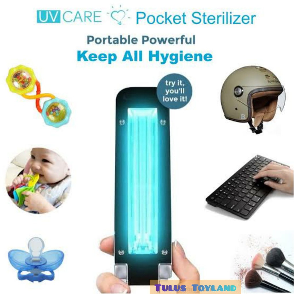 UV CARE POCKET STERILIZER Travel Alat Steril Portable Serbaguna UV Light Sterilizer