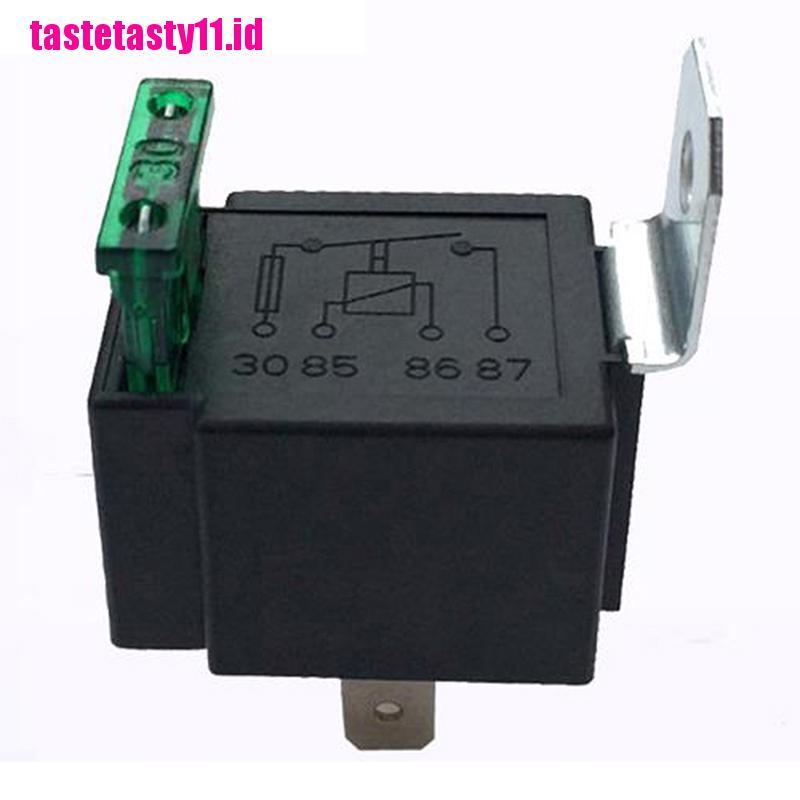 【TTID】12V 30A Car Auto Automotive Heavy Duty Relay 4Pin Fuse Fused On/Off SPST