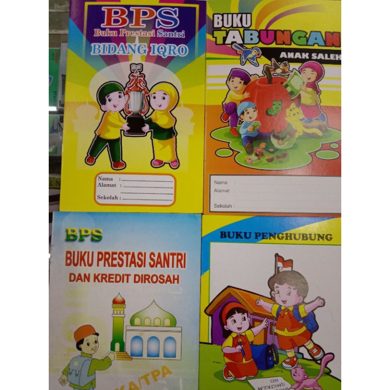 BUKU BPS,PENGHUBUNG,TABUNGAN,UNTUK PAUD/TK
