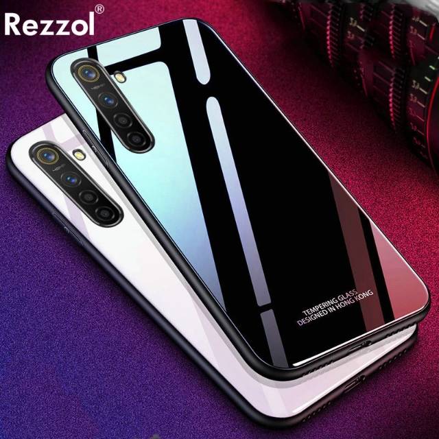 Case Glass Realme X2 XT X 5 3 2 C3 C2 C1 Pro Hardcase Backcase Tempered Glass