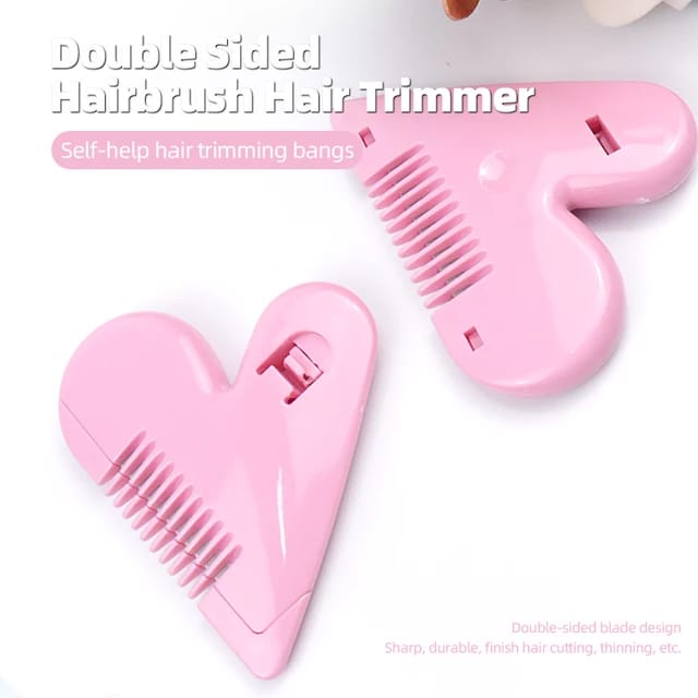 Sisir Potong Poni Anak / Cutter Sisir Simple Bentuk Hati