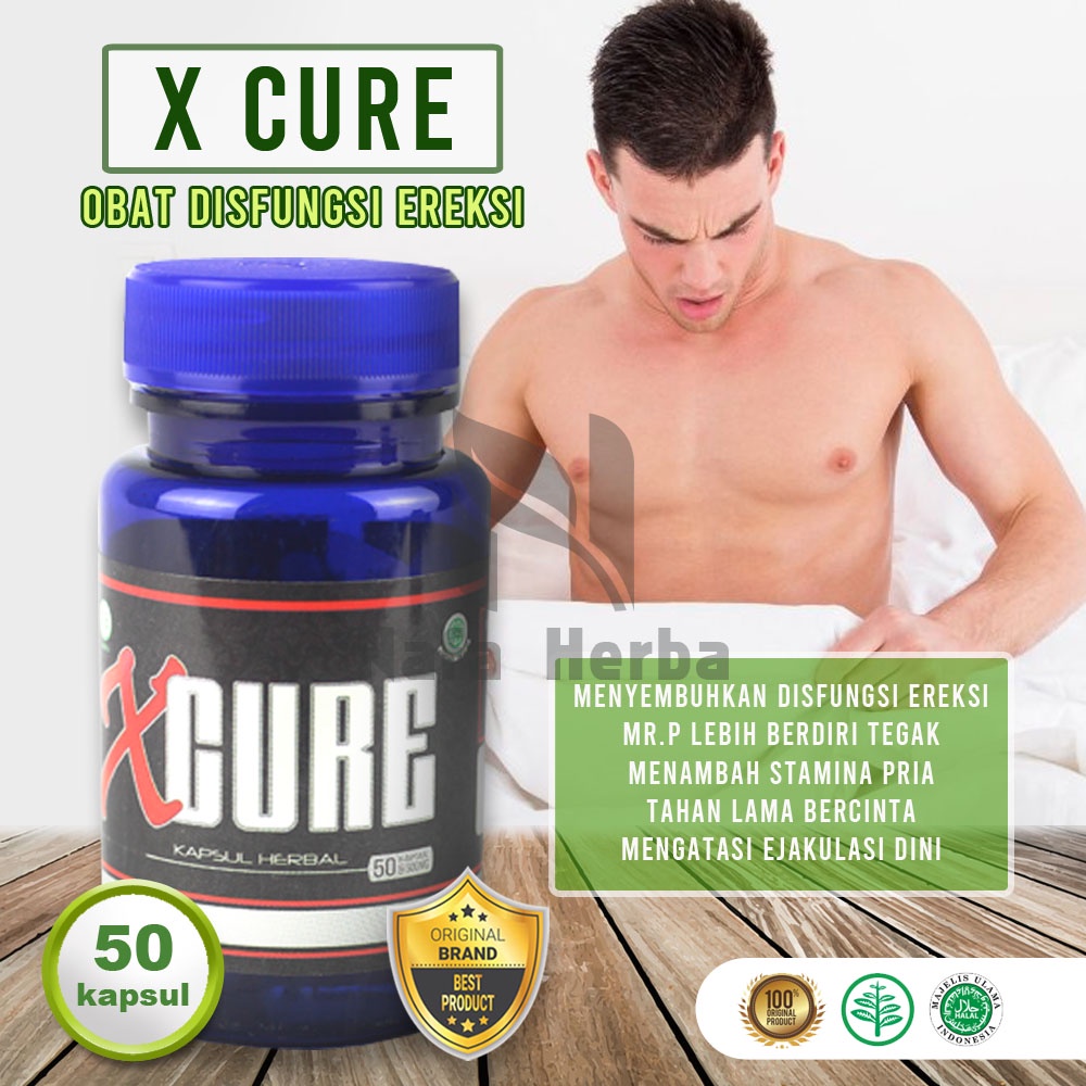ORIGINAL XCURE - X CURE ORIGINAL OBAT STAMINA UNTUK PRIA DIABETES HERBAL BPOM