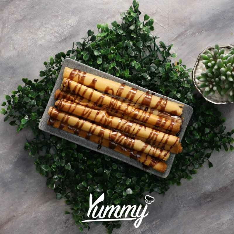 

Cheese Roll Topping Coklat 1 Box isi 10