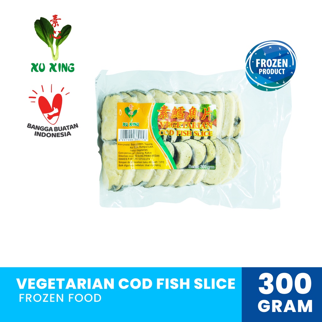 

Vegetarian COD Fish Slice [300 Gram]