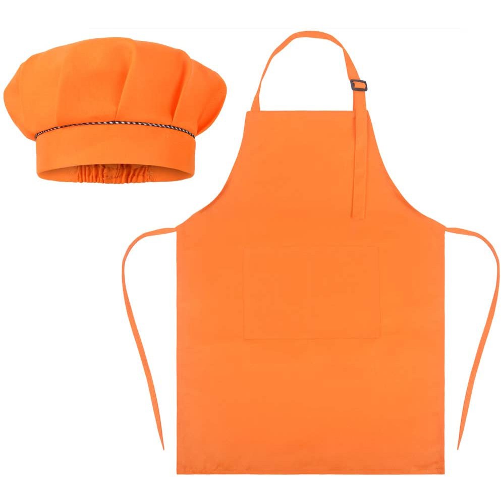 Apron atau Celemek Full dan Topi Chef atau Koki Anak Shopee Indonesia