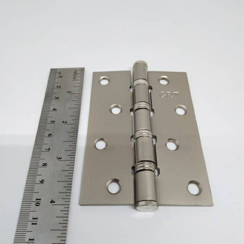 [COD] PROMO!!! Engsel Pintu SILVER l Jendela TEBAL 5 inch l Stenlis Per Pasang