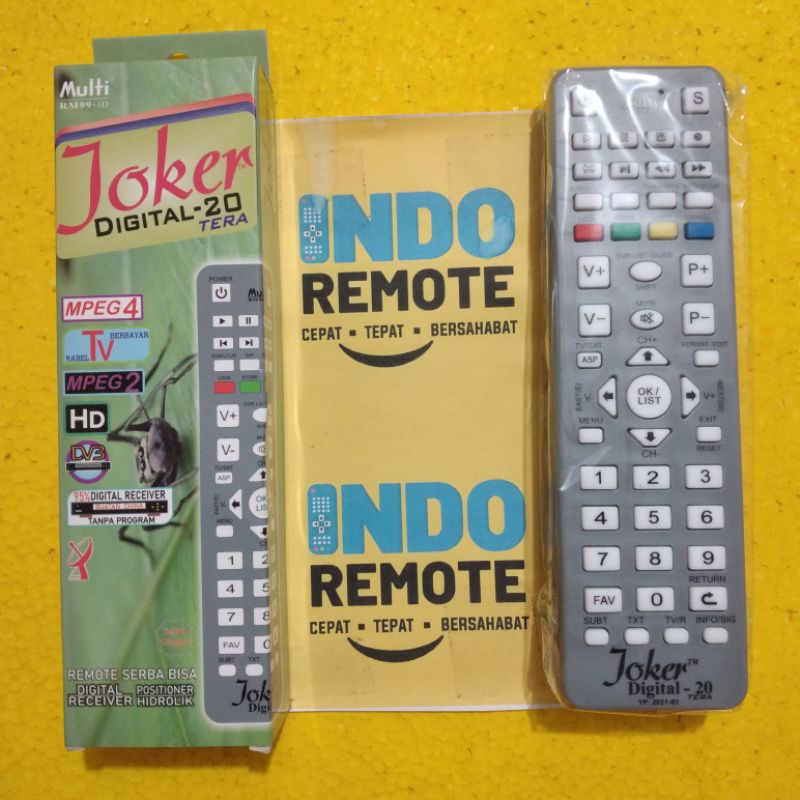 REMOTE MULTI JOKER DIGITAL-20 TERA