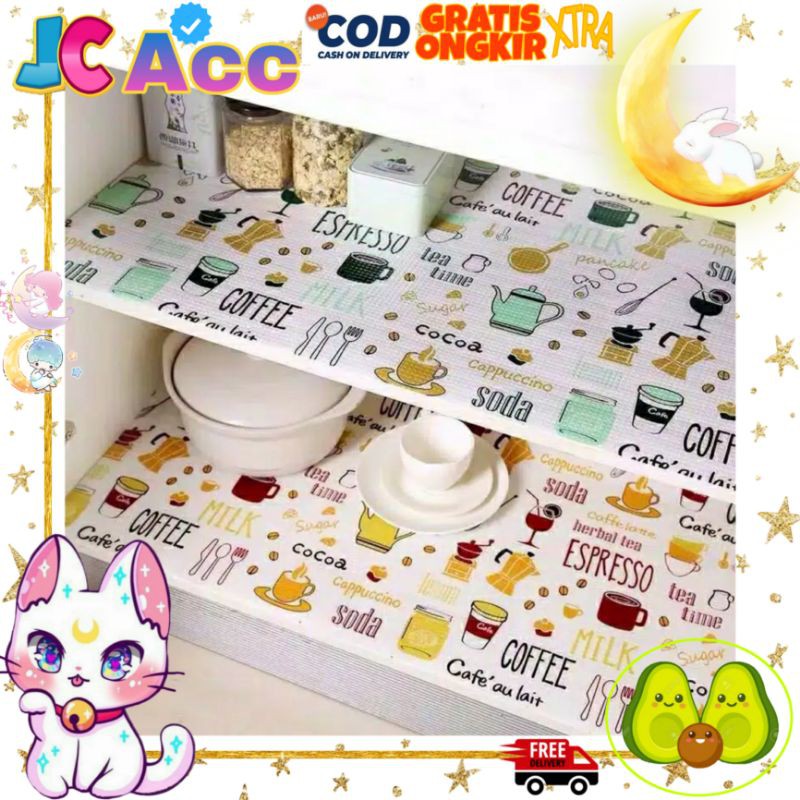 JC ACC ALAS SERBAGUNA 30x300Cm anti air ALAS LACI ALAS MEJA Anti Minyak alas lemari - cushion sheet