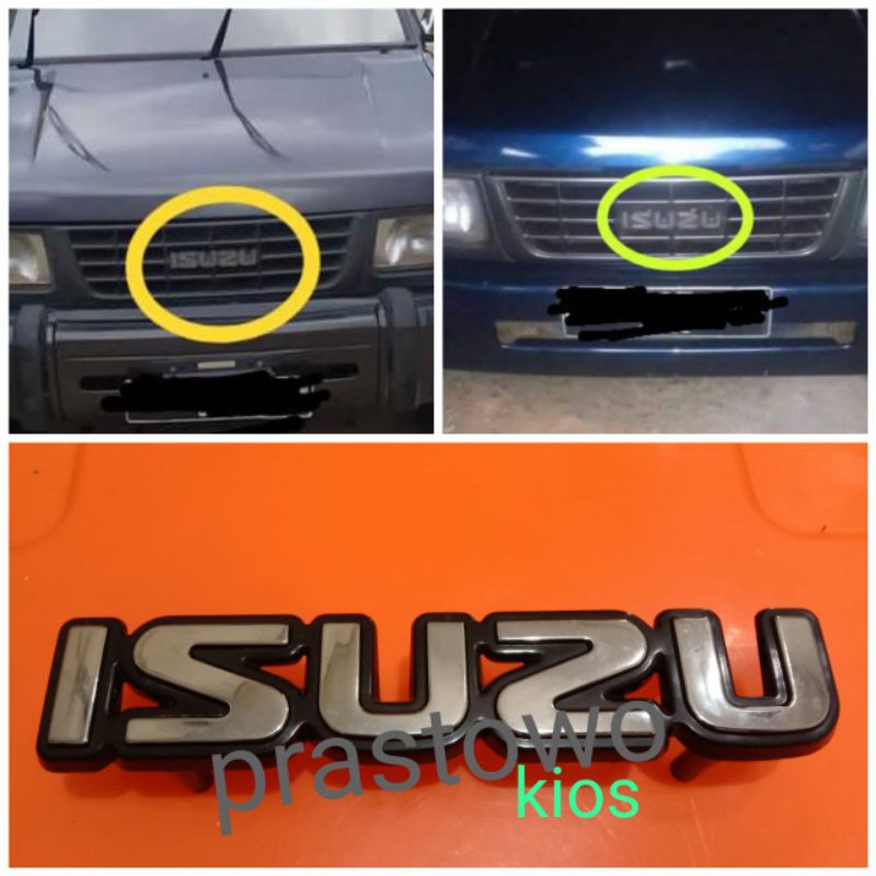 emblem logo grill Isuzu panther kotak