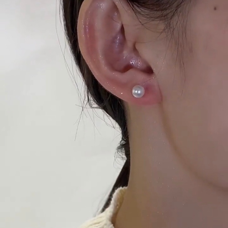 Anting Mutiara Fishtail Untuk Wanita Aksesoris fashion Korea