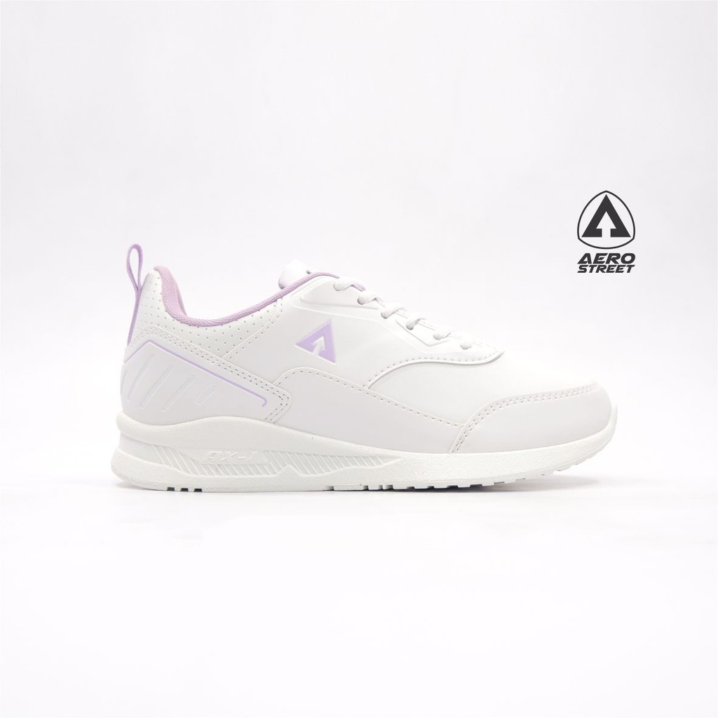 Aerostreet 37-40 Tiger Putih Lilac - Sepatu Sneakers Casual Sport Pria Wanita Aero Street
