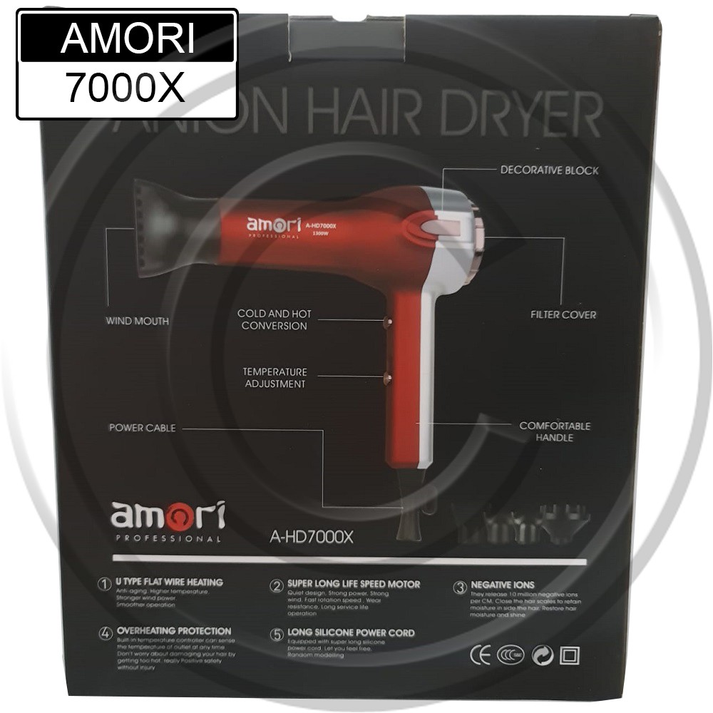 AMORI / HD AMORI-7000X / Hairdryer (Pengering Rambut)