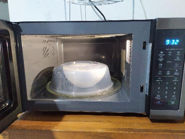 Tutup Microwave , Peralatan Dapur  Peralatan Masak Abu-abu Biru 26x9 Cm Pr589