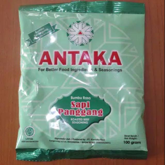 

Antaka bumbu tabur rasa sapi panggang 100gr