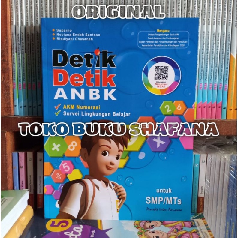 PAKET BUKU DETIK DETIK ANBK AKM NUMERASI &amp; LITERASI UNTUK SMP/MTs INTAN PARIWARA