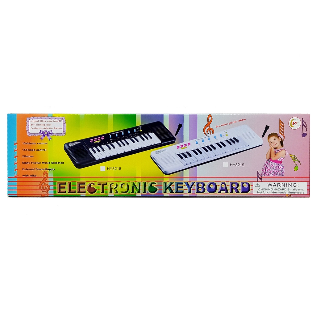 Miles HY-322A Electronic Keyboard 32 Nada Mainan Piano Anak