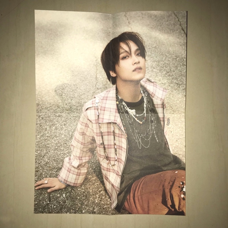 Folded Poster Haechan NCT Dream Hot Sauce Chilling Ver
