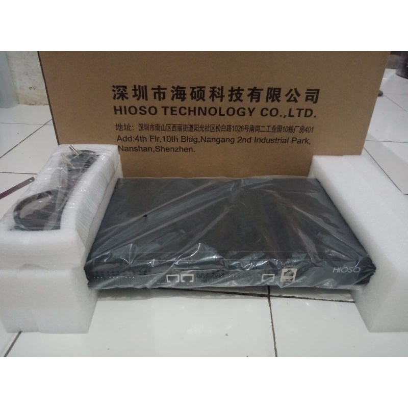 OLT HIOSO EPON 4 PORT 4 SFP 8 DBM TERBARU 1U RACK HIOSO HA7304C