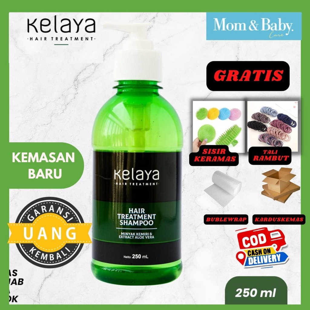 KELAYA HAIR TREATMENT SHAMPOO HAIR SERUM MINYAK KEMIRI Rambut anti rontok hairloss BPOM Original Kelaya shampo penumbuh rambut baru baby hair vitamin rambut