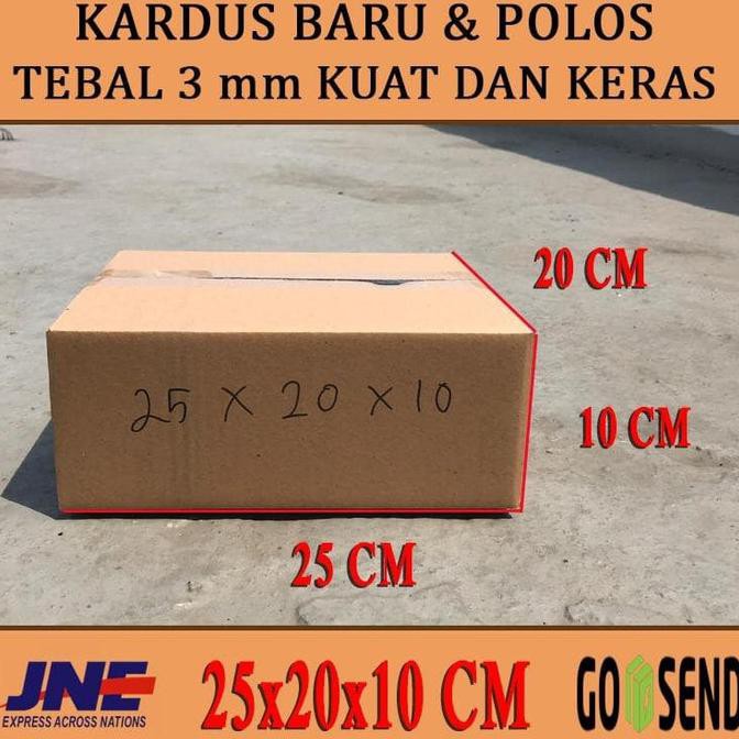 

Kardus Box Karton Polos Uk 25X20X10