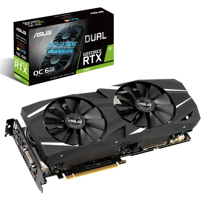 ASUS Dual GeForce RTX 2060 OC edition EVO 6GB GDDR6 192-bit - VGA Card