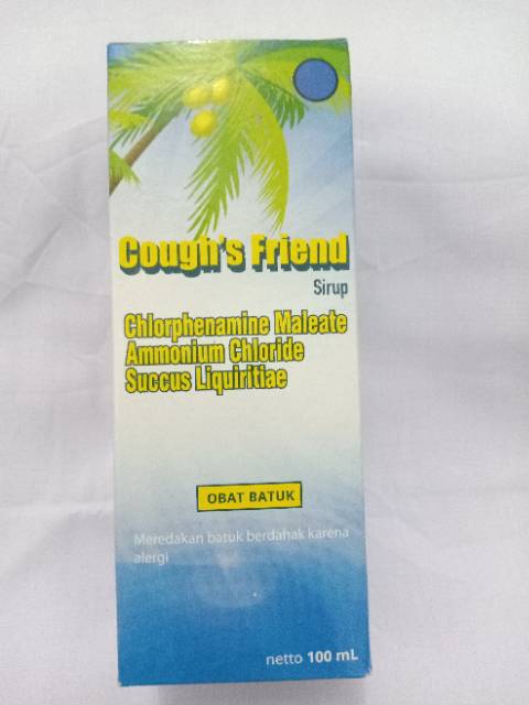 Obat Batuk Coughs Friend Cap Pohon Kelapa Shopee Indonesia