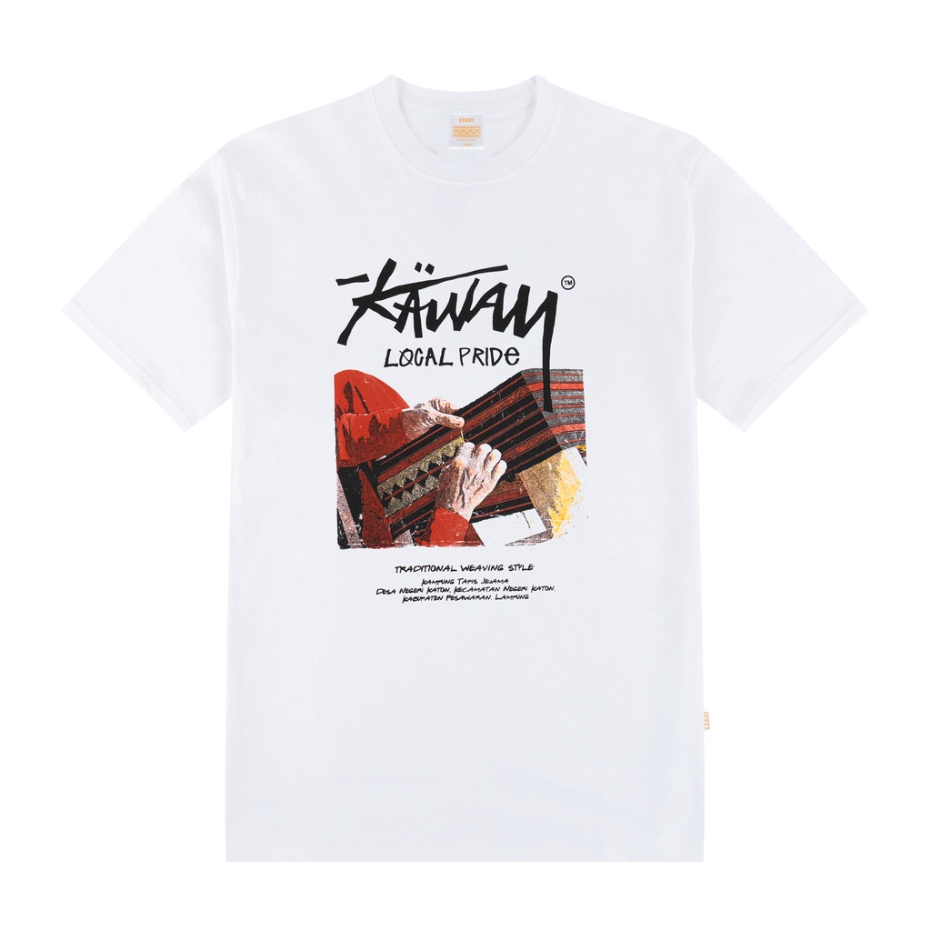 Kaway T-shirt Kaos TENUN STSY WHITE