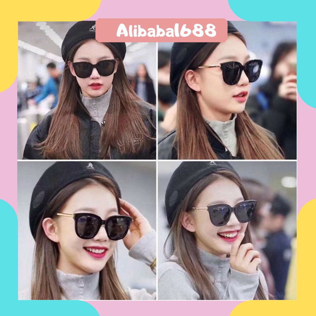 *ALIBABA1688*COD Kacamata Korea Fashion Design Hitam Kacamata Pelindung UV Sunglasses