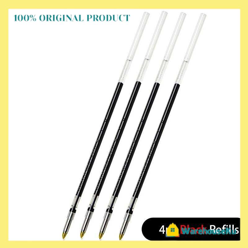 

Refill Tinta Hitam Pulpen Gel Multifunction Pen 0.5mm 4 PCS