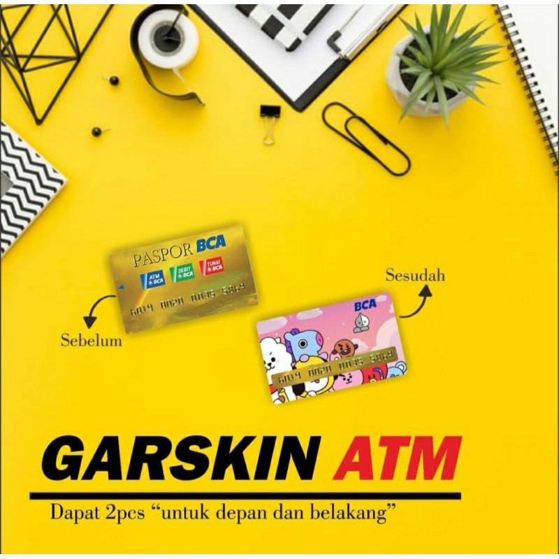 GARSKIN ATM / SKIN ATM / PELINDUNG ATM