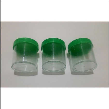 (6pcs) Toples/Botol Plastik Kristal 20ml