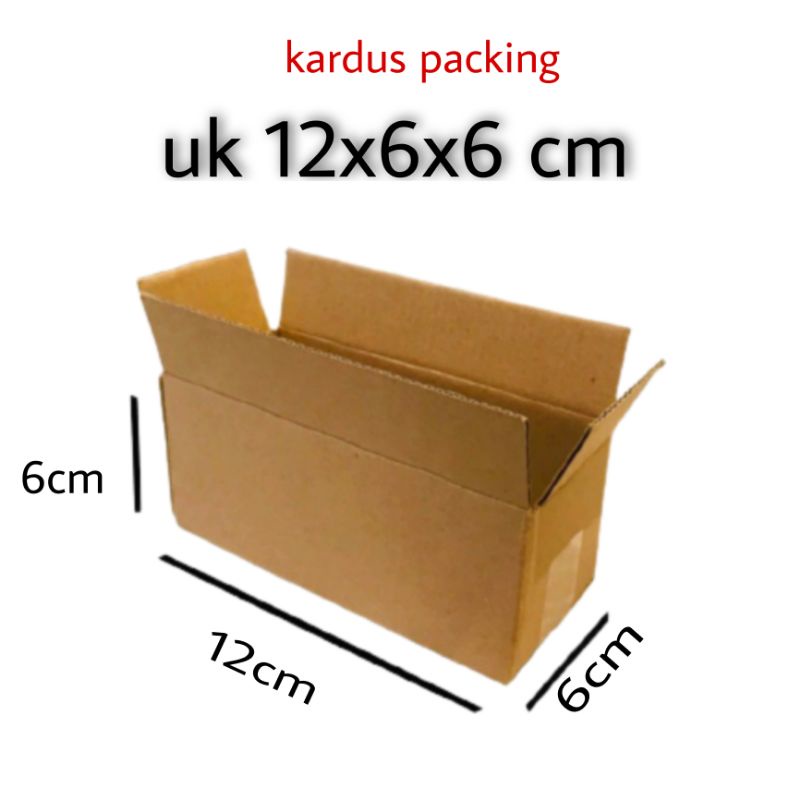 

termurah #minibox Kardus packing Uk 12x6x6 cm / box polos