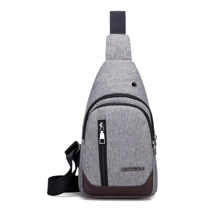 Tas Selempang WATERPROOF 501 Kanvas Men Sling Back Cowo Messanger Korea Fashion Shoulder Bag