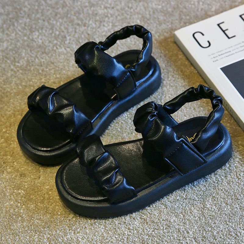 Sandal Tali Perekat Fashion Import Anak (2 Warna size 26-36) - Sandal Empuk &amp; Nyaman dipake H33
